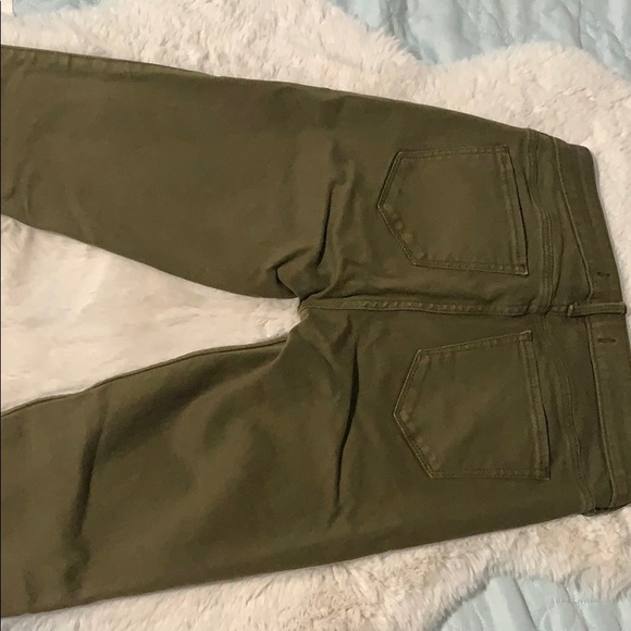 Dark olive green skinny jeans - Picture 3 of 4